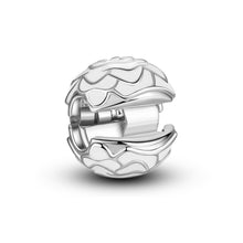 白色琺瑯安全鏈吊飾 925 純銀塞子