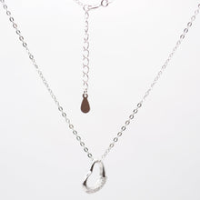 Jewdii Heart 925 Silver Pendant Necklace