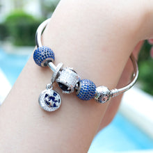 Jewdii 925スターリングシルバーブレスレットのチャームセット