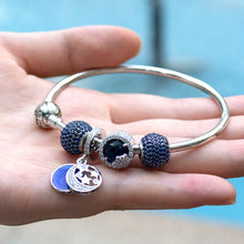 Jewdii 925スターリングシルバーブレスレットのチャームセット